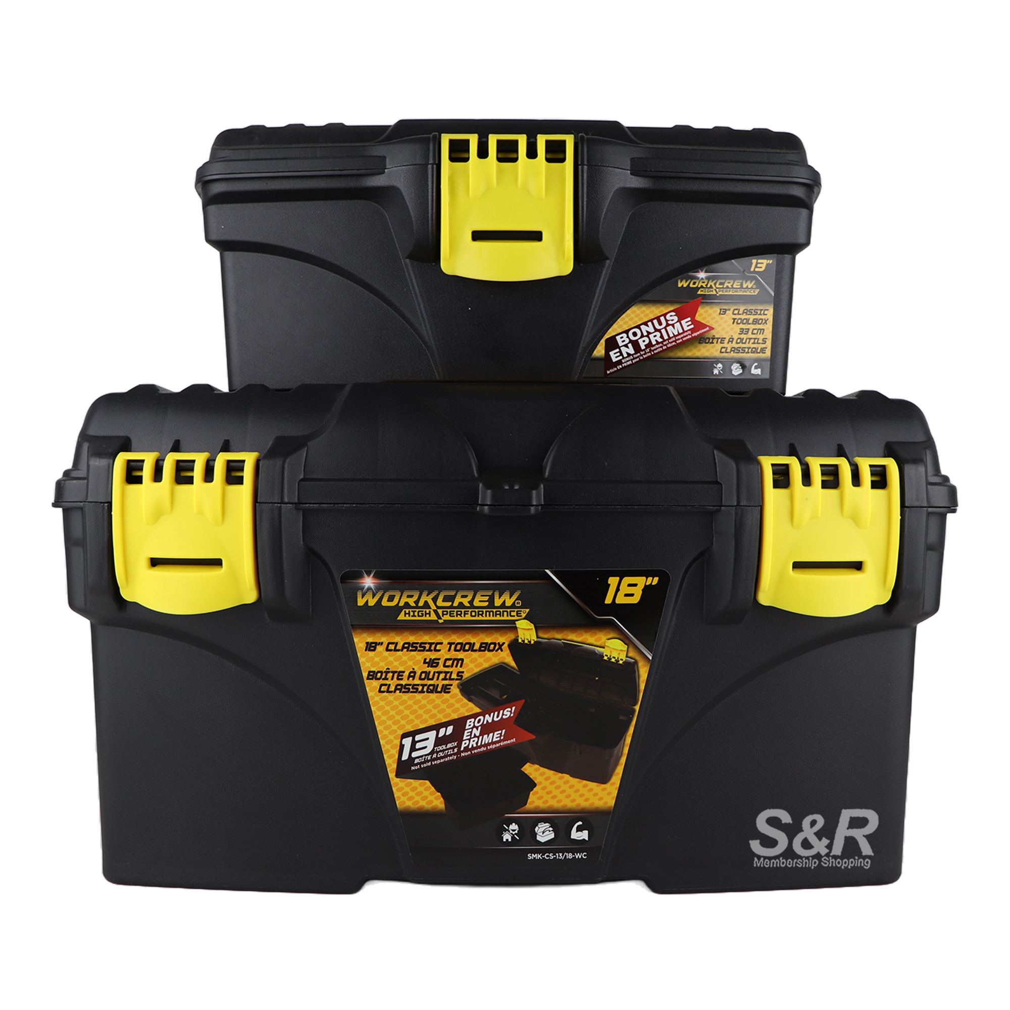 Work Crew Classic Tool Box 13in and 18in Work Crew Classic Tool Box 13in and 18in